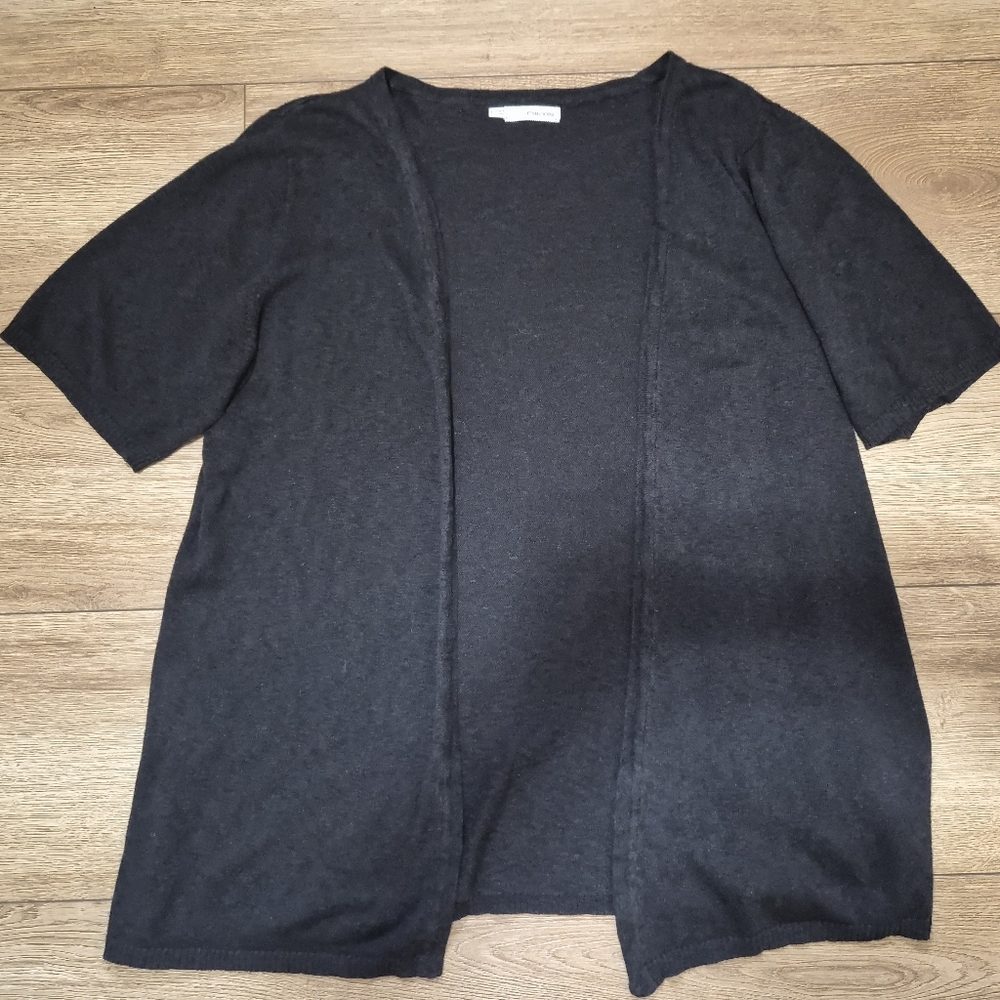 MAURICES Black Open Front Cardigan Plus 1X